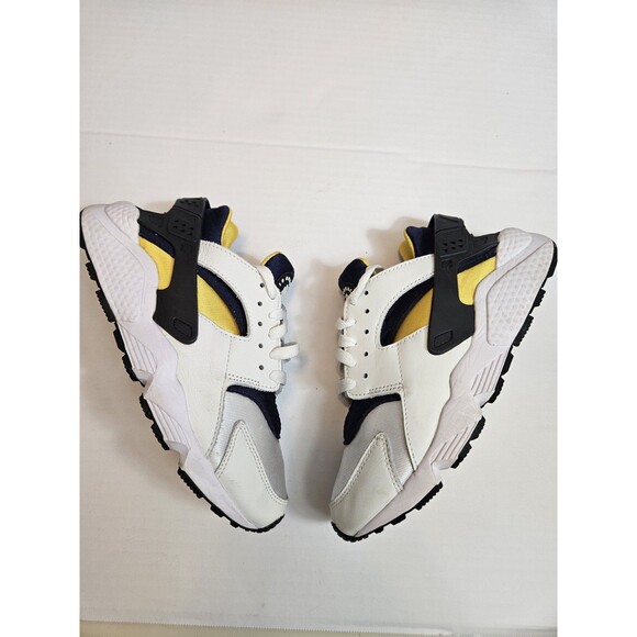 Nike Air Huarache Michigan Colorblock White Navy Yellow Black Sneaker Size Men 7 main image 4